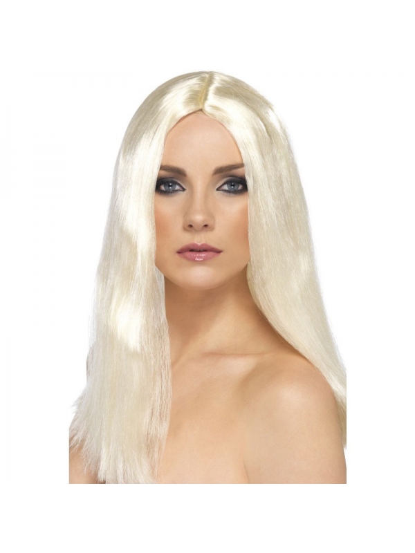 Perruque star longue blonde | Accessoires