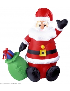 Père Noël Gonflable et Lumineux avec ventilateur - 122cm -