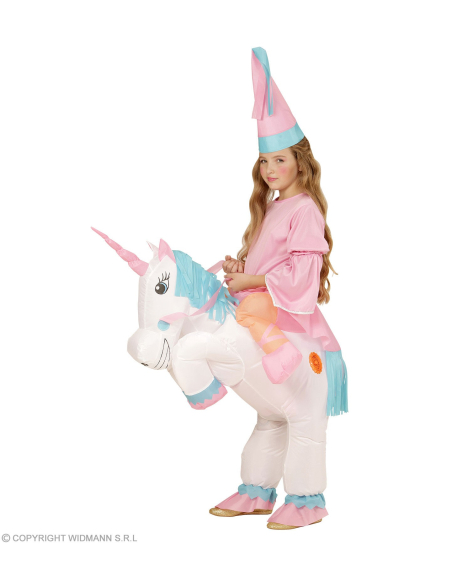 Déguisement porté par une licorne 