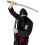 Épée et fourreau guerrier ninja 73 cm