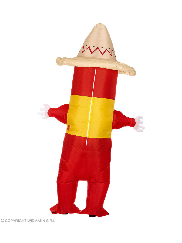 Déguisement Piment mexicain (gonflable avec ventilateur)