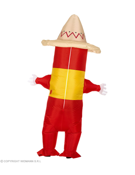 Déguisement Piment mexicain (gonflable avec ventilateur)