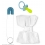 Set Bébé Bleu Homme (couche, épingle à nourrice, tétine)
