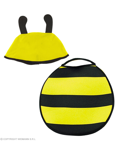 Kit abeille bébé (bonnet & bavoir)