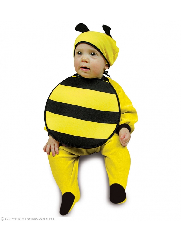 Kit abeille bébé (bonnet & bavoir)