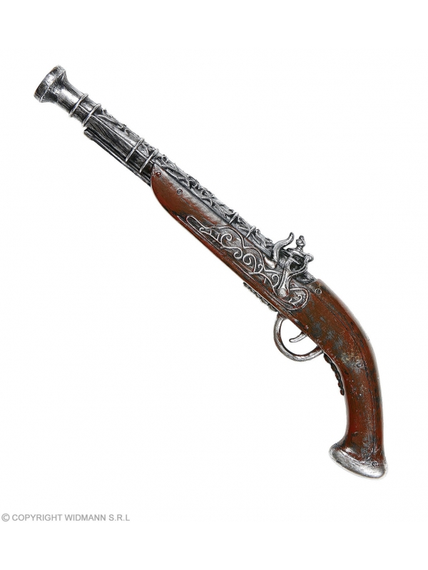 Pistolet antique pirate 43 cm