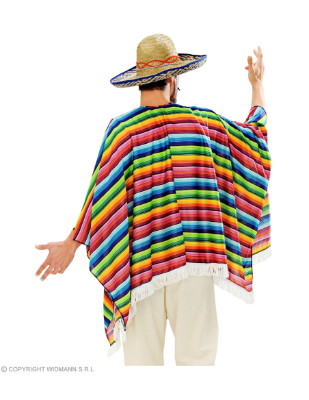 Déguisement Mexicain homme (poncho, sombrero)
