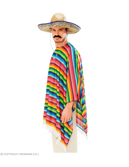 Déguisement Mexicain homme (poncho, sombrero)