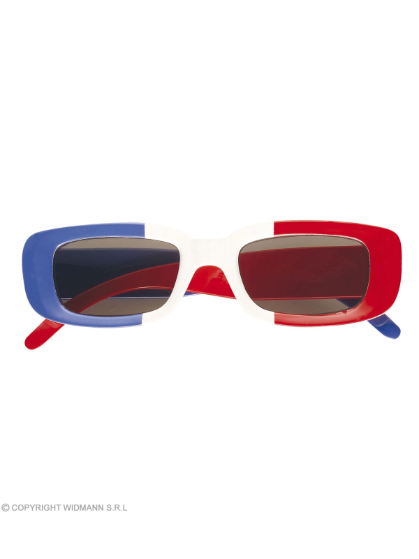 Lunettes FRANCE bleu, blanc, rouge