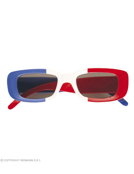 Lunettes FRANCE bleu, blanc, rouge