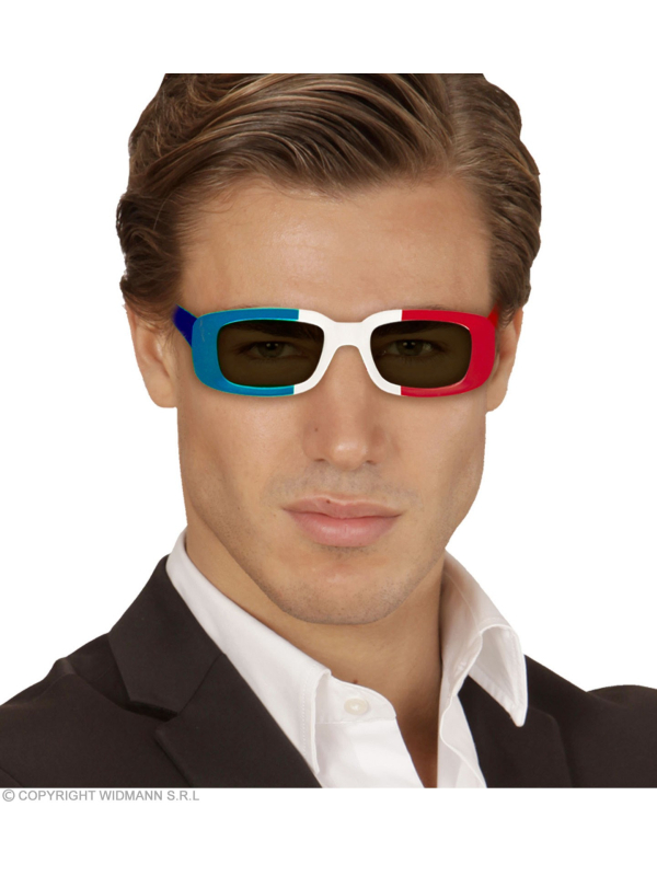 Lunettes FRANCE bleu, blanc, rouge