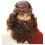 Perruque prophète avec barbe