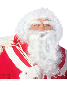 Costume Père Noël Homme - Veste Polaire Oversize Avec Cape Et Capuche - Déguisement Noël Amusant