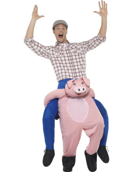 COSTUME  PIGGY  BACK  COCHON  ROSE