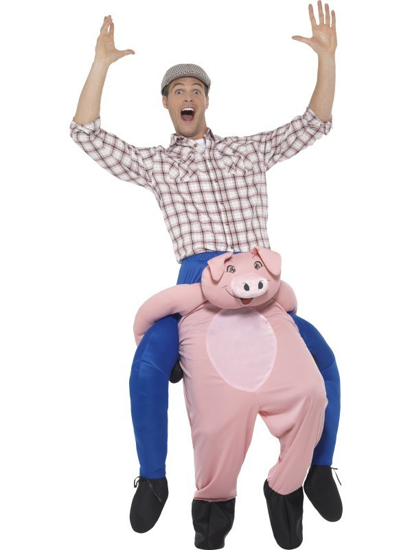 Déguisement porté par un cochon rose - adulte Smiffys - 3