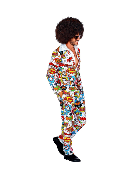 Déguisement Années 70 Groovy Style, Homme (veste, pantalon)