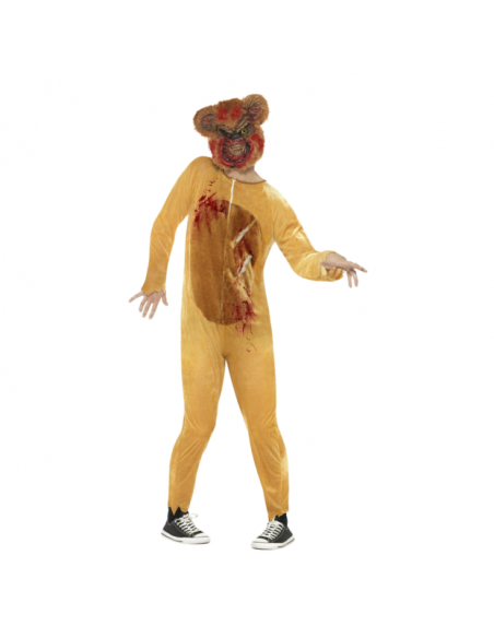 Déguisement Zombie Ours Peluche Adulte (combinaison, masque)
