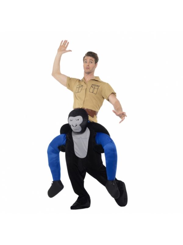 Costume piggyback porté par un gorille