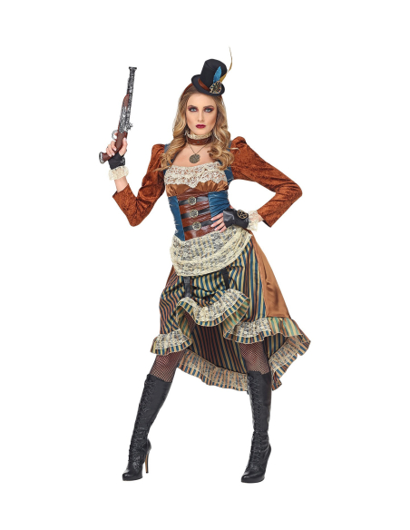 Déguisement Steampunk femme avec accessoires