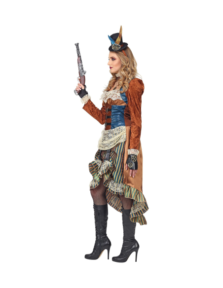 Déguisement Steampunk femme avec accessoires