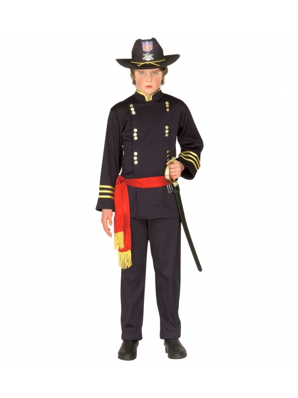 Déguisement militaire nordiste garçon (veste, pantalon et ceinture)