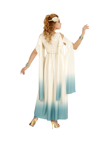 Déguisement déesse grecque (robe longue, bandeau avec feuilles de laurier)