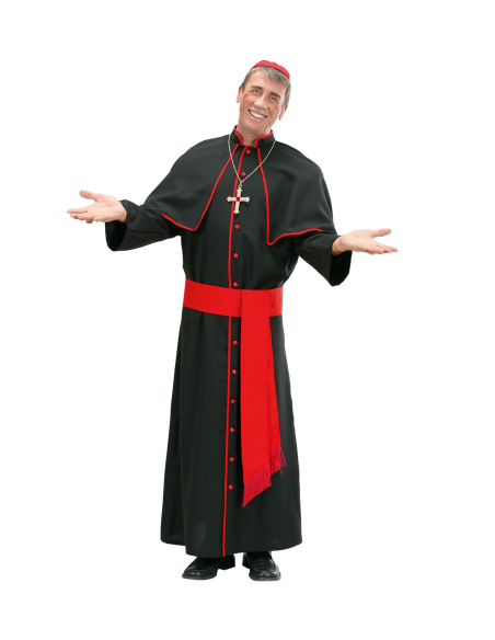 Déguisement Cardinal Homme (tunique, ceinture, Ceinture, calotte)