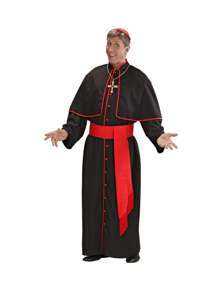 Déguisement Cardinal Homme (tunique, ceinture, Ceinture, calotte)