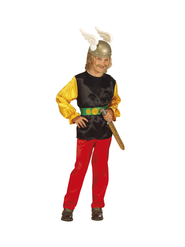 Déguisement gaulois enfant (casaque, pantalon, ceinture)