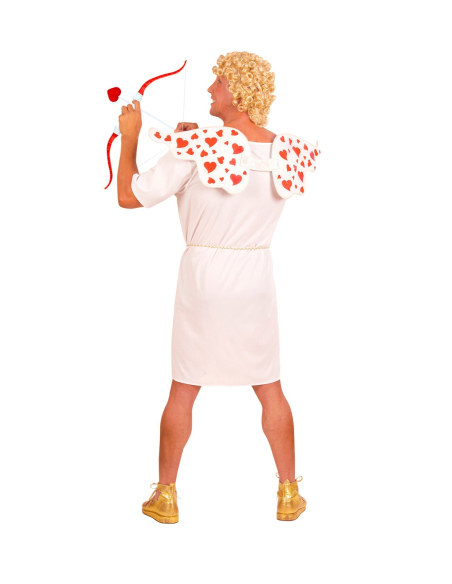 Déguisement Ange Cupidon Homme (tunique, ceinture, ailes)