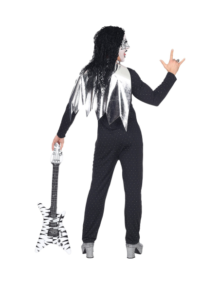 Déguisement Rock Star Heavy Metal (combinaison, cape)
