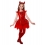 Déguisement démon fillette rouge (robe tutu, serre-tête-cornes)