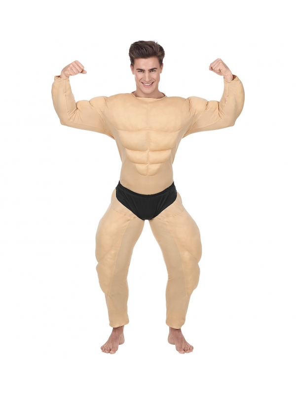 Déguisement Body Builder Homme (combinaison de muscles avec slip)
