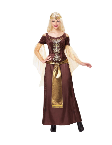 Déguisement viking femme (robe, coiffe)