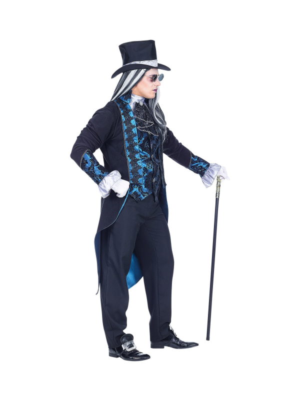 Déguisement Victorien Homme (veste avec veste, chemise et jabot, pantalon, chapeau)