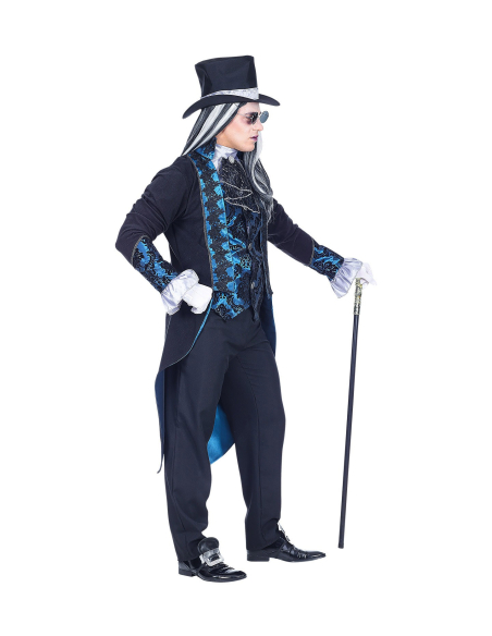 Déguisement Victorien Homme (veste avec veste, chemise et jabot, pantalon, chapeau)