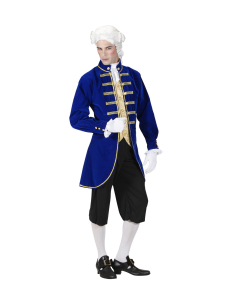 Déguisement Noble Vénitien (veste avec gilet, jabot, pantalon) 2