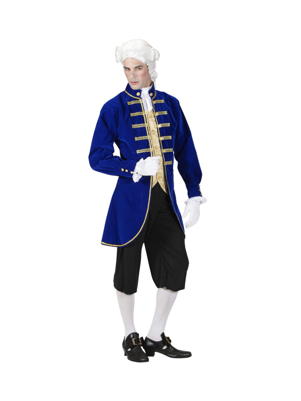 Déguisement Noble Vénitien (veste avec gilet, jabot, pantalon)