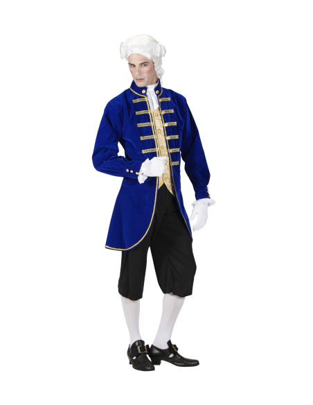Déguisement Noble Vénitien (veste avec gilet, jabot, pantalon)