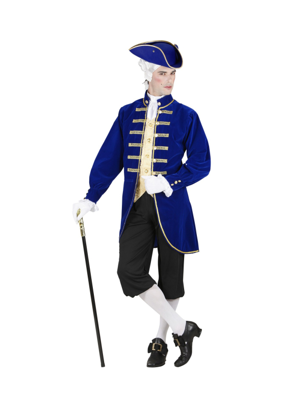 Déguisement Noble Vénitien (veste avec gilet, jabot, pantalon)