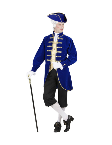 Déguisement Noble Vénitien (veste avec gilet, jabot, pantalon)