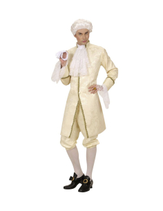 Déguisement Casanova (jaquette, pantalon, jabot, boucles chaussures)