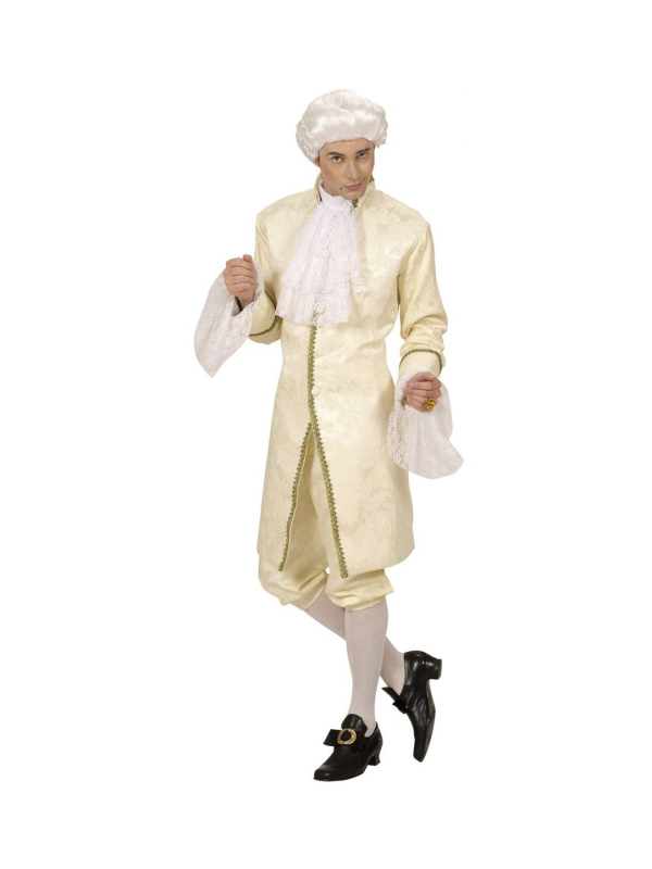 Déguisement Casanova (jaquette, pantalon, jabot, boucles chaussures)