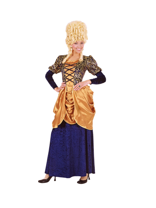 Déguisement Marquise (robe velours bleue)
