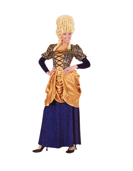 Déguisement Marquise (robe velours bleue)