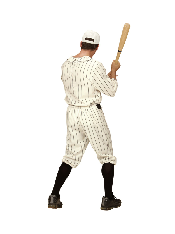 Déguisement Joueur de Baseball Homme (chemise, pantalon avec ceinture, casquette)