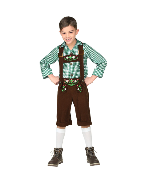 Déguisement Bavarois Enfant (chemise, lederhosen)