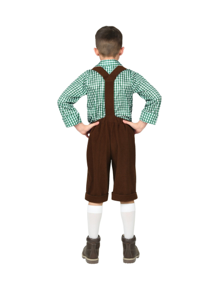 Déguisement Bavarois Enfant (chemise, lederhosen)