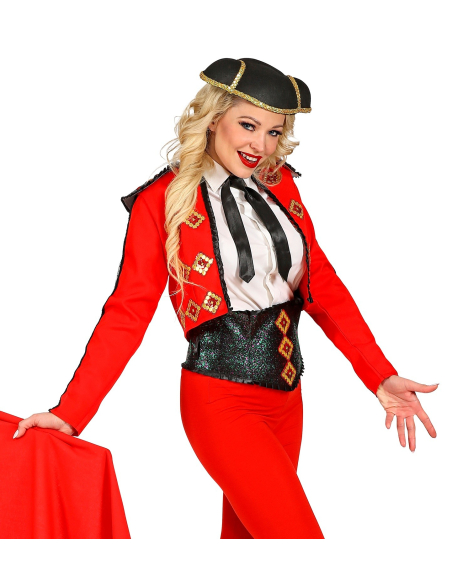 Déguisement femme matador (veste, ceinture)