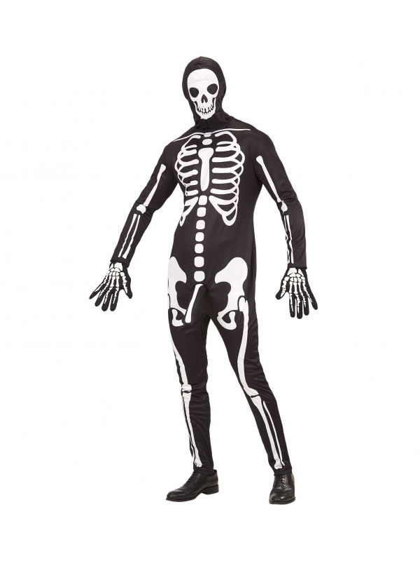 Déguisement Squelette à Zizi Homme (combinaison, gants, masque)